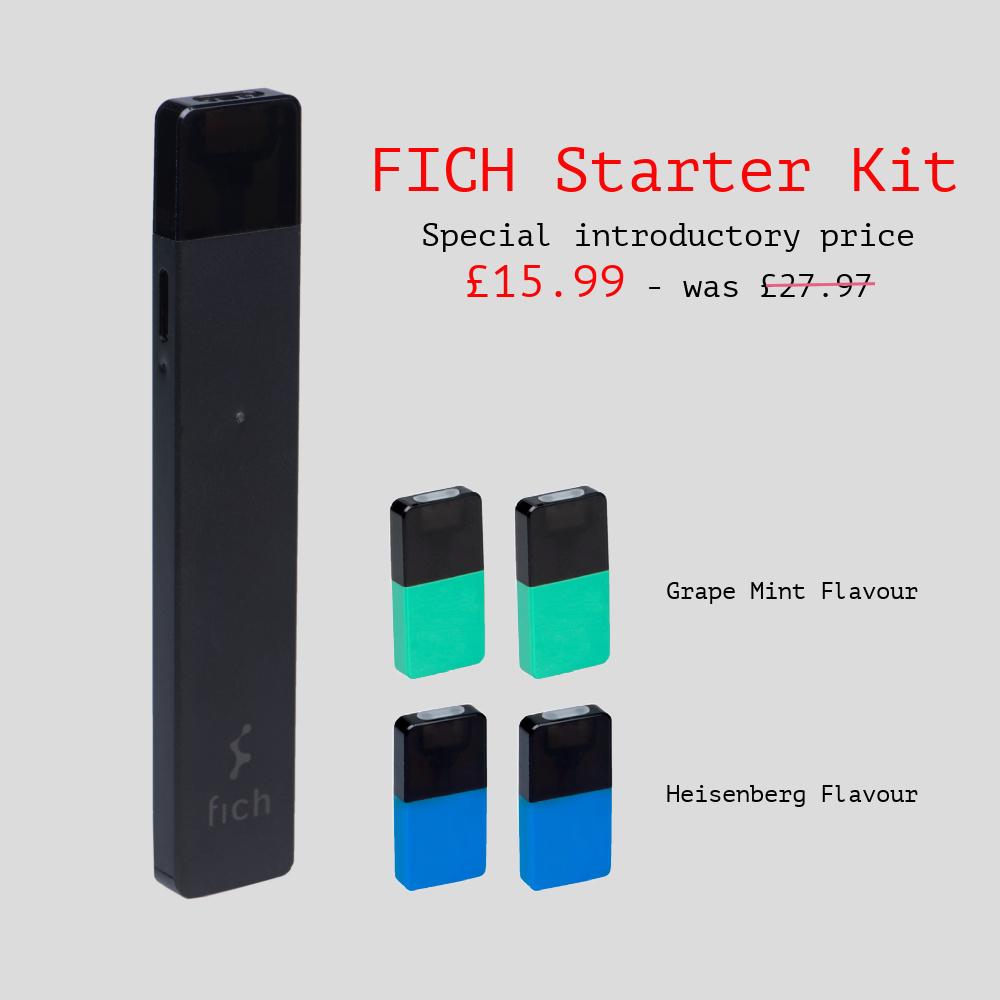 FICH Starter Kit - 1 device & 4 pods - FICH UK